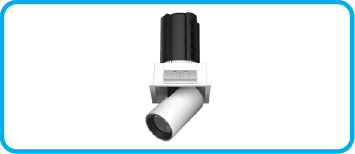 017-AZOOD LED DOWNLIGHT ANTIGLARE ART SQUARE TRIM